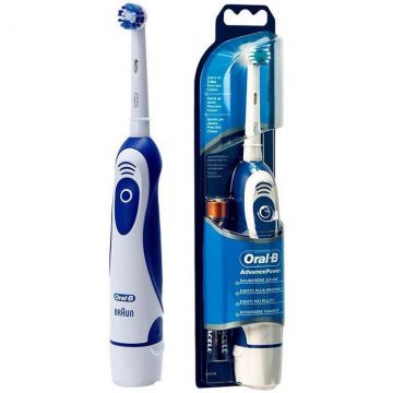 Periuta de dinti electrica Braun Oral-B Advance Power DB4010, 1 program, Alb/Albastru