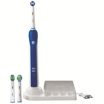 Periuta de dinti electrica Braun Oral-B D20, 8800 oscilatii, 3 programe, 3 capete, functie albire