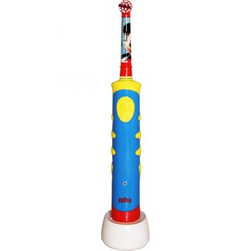 Periuta de dinti electrica pentru copii Oral-B D10-513 Mickey Mouse, 5600 oscilatii, 1 program, 1 capat, Multicolor