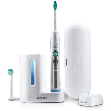 Periuta de dinti electrica Philips Sonicare FlexCare+ HX6972/10, 31000 oscilatii, 5 programe, 2 capete, Alb/Albastru