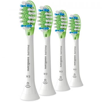 Rezerva periuta de dinti electrica Philips Sonicare W3 Premium White HX9064/17, 4 buc