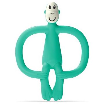 Matchstick Monkey Monkey Teether jucărie pentru dentiție perie 2 in 1