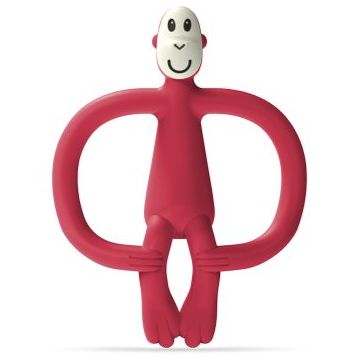 Matchstick Monkey Monkey Teether jucărie pentru dentiție perie 2 in 1