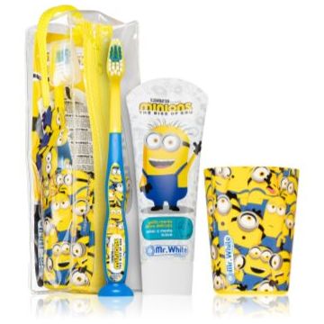 Minions Travel Dental Set set pentru îngrijirea dentară 3y+(pentru copii)