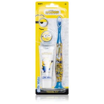 Minions Travel Kit set pentru îngrijirea dentară pentru copii 3y+