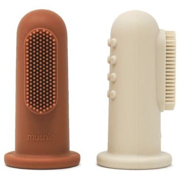 Mushie Finger Toothbrush periuta de dinti pentru deget pentru copii