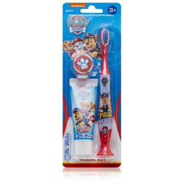 Nickelodeon Paw Patrol Travel Kit set pentru îngrijirea dentară pentru copii