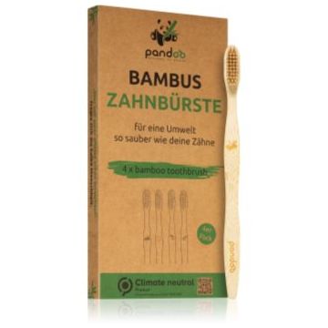 Pandoo Bamboo Toothbrush Periuta de dinti de bambus