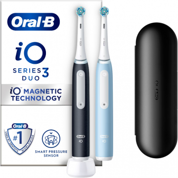 Periuta de Dinti Electrica Oral-B iO 3 DUO Negru/Albastru