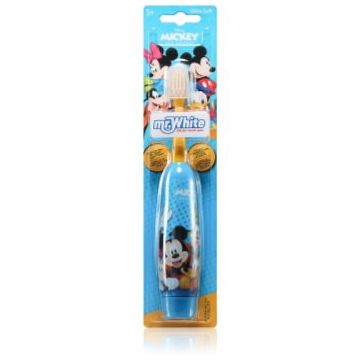 Disney Mickey&Friends mr.White baterie pentru perie de dinti ultra moale