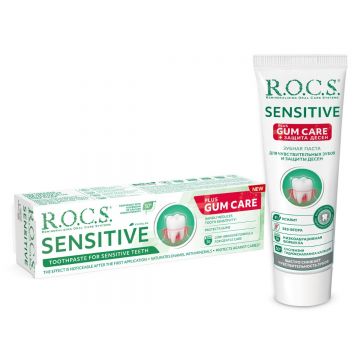 Pasta de dinti R.O.C.S. Sensitive Plus Gum Care, 94gr