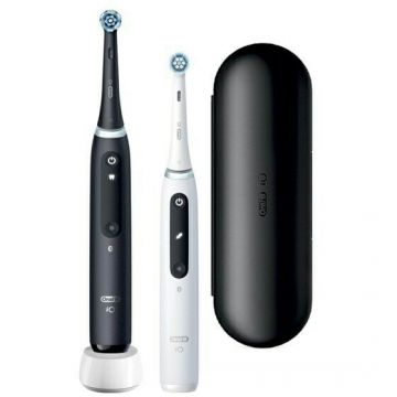 Periuta de Dinti Electrica Oral-B iO5 Duo Matt Black/Quite White