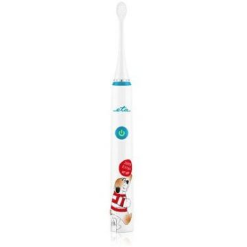 Periuta Electrica ETA070690000 Sonetic Kids Toothbrush 2 Capete Incluse Alb