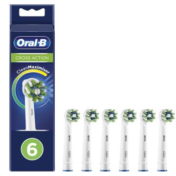 Rezerve periuta de dinti electrica Oral-B Cross Action, 6 bucati, Oral-B