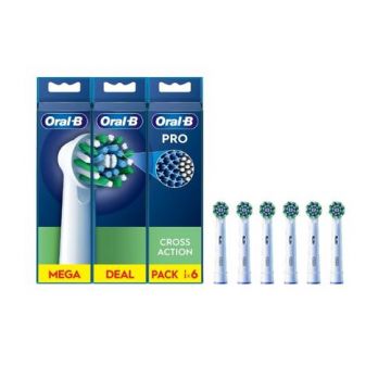 Rezerve periuta de dinti Oral-B Cross Action Pro, 6 bucati