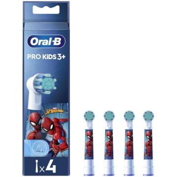 Rezerve periuta de dinti Oral-B EB10S Spiderman, 4 bucati (Mutlicolor)