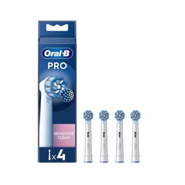 Rezerve periuta de dinti Oral-B EB60X-4 Sensitive Clean Pro, 4 buc (Alb)