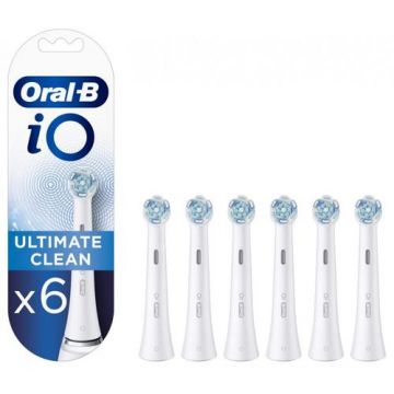 Rezerve periuta de dinti Oral-B iO Ultimate Clean, 6 buc (Alb)