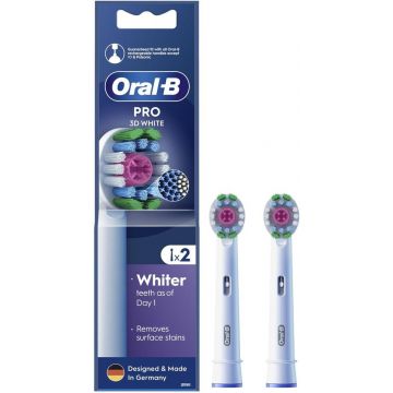 Rezerve periuta de dinti Oral-B Pro EB18pRX 3D White, 2 bucati