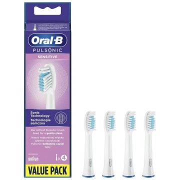 Rezerve periuta de dinti Oral-B Pulsonic Sensitive SR32S-4, 4 bucati