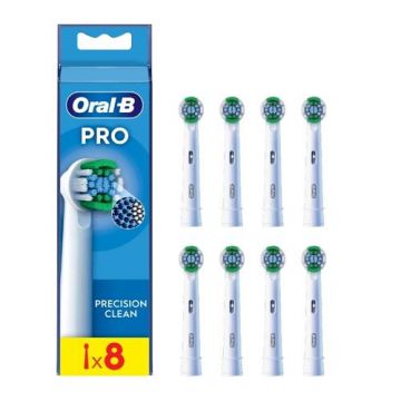 Rezerve periuta de ditni Oral-B Pro Precision Clean EB20RX-8, 8 bucati (Alb)